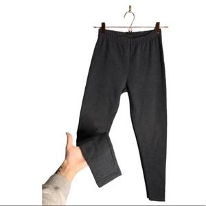 Catalina | Gray Mid Rise Soft Leggings •